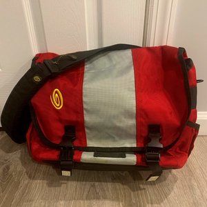 Timbuk2 Classic Messenger Laptop Bag Red/Grey